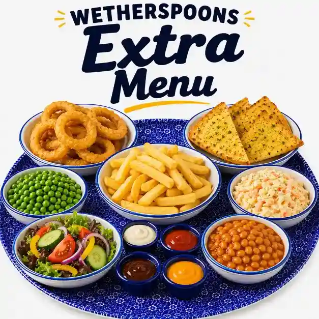 Wetherspoons extra menu