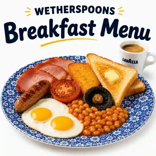 Wetherspoons breakfast menu