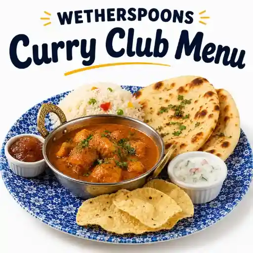 Curry club menu